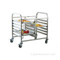 Carrello Portapane In Acciaio Inox SS304 Doubel Lines